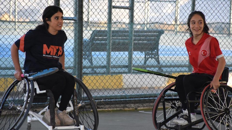 Şırnaklı engelli sporcular Aspendos Open Tenis Turnuvası’na hazırlanıyor